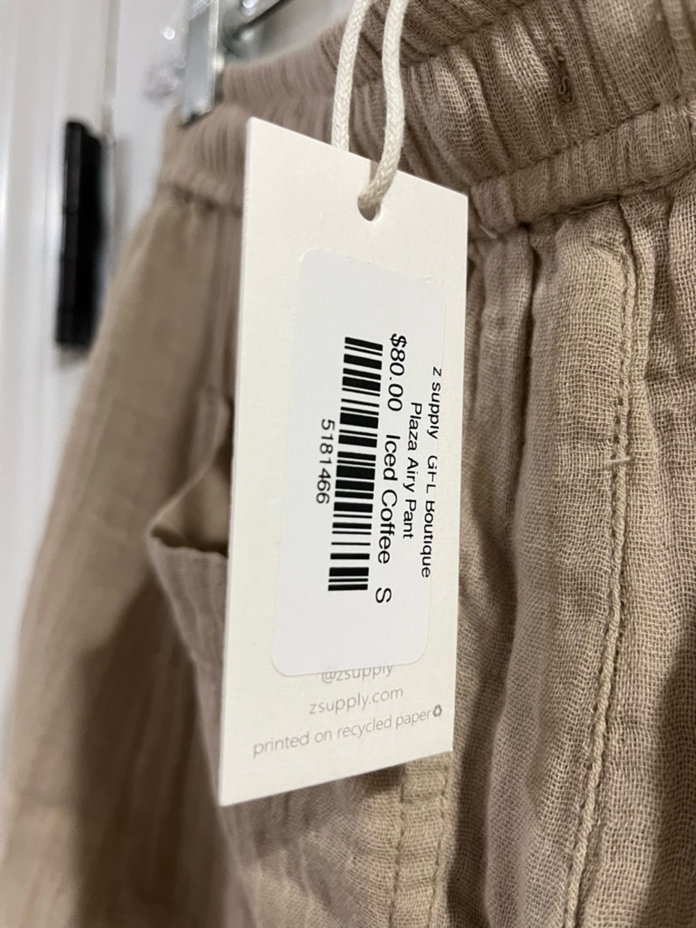 Z Supply Women's Plaza Airy Pant - size Small - Picture 4 of 4